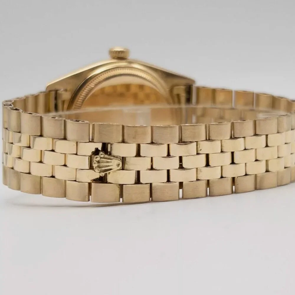 Mens Rolex 36mm 18k Yellow Gold Watch SERVICED